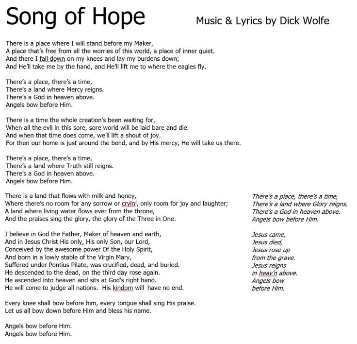Song of Hope lyrics